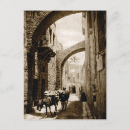 Die Via Dolorosa in Jerusalem Postkarte