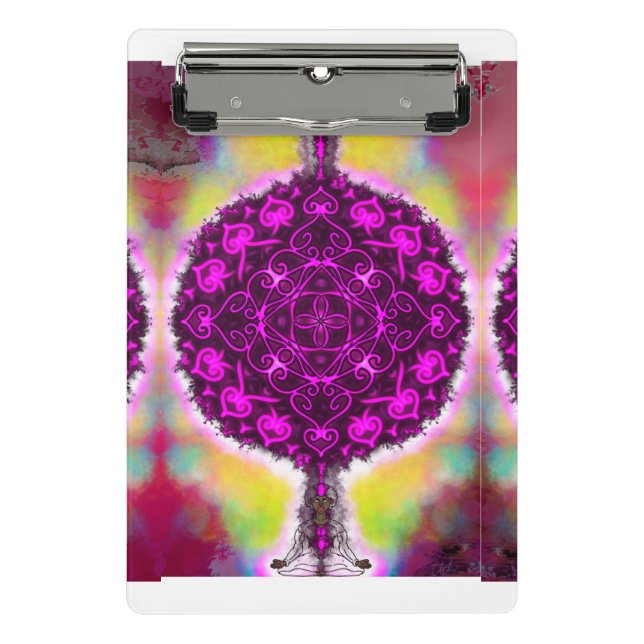 Die Vibration des Lichts Mini Klemmbrett (Vorderseite)