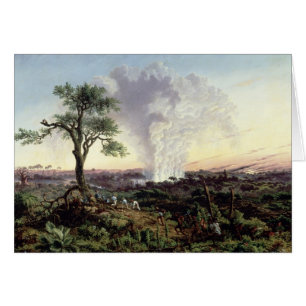 Die Victoriafälle am Sonnenaufgang, mit "dem