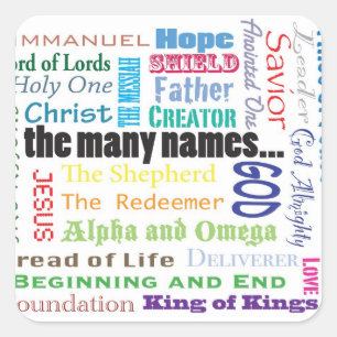 Die vielen Namen ... Aufkleber