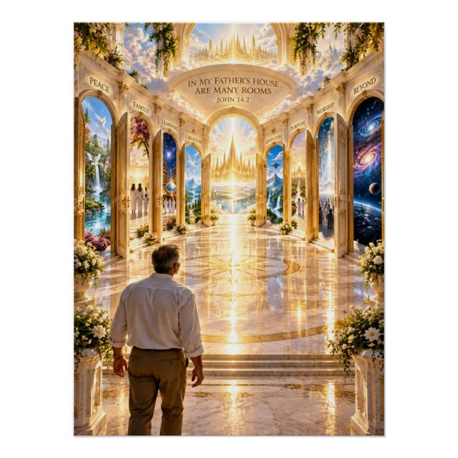 Die vielen Zimmer Poster (Vorderseite)