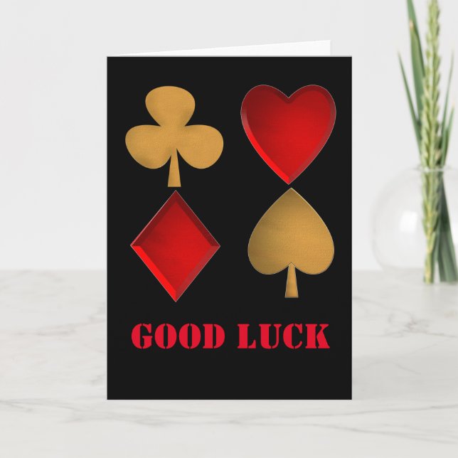 Die vier Anzüge Karte (Vorderseite)