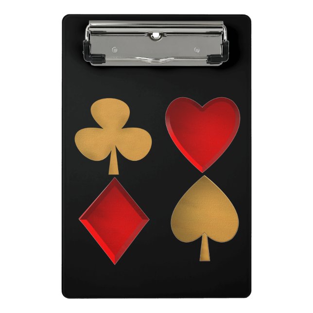 Die vier Anzüge, Personalisiert Mini Klemmbrett (Vorderseite)