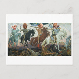 Die vier Apokalyptischen Reiter Postkarte