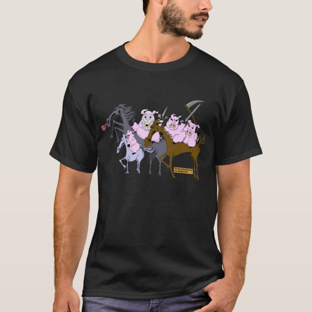 Die vier Boarsmen des Aporkalypse T-Shirt (Vorderseite)