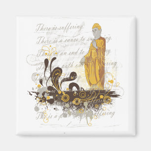 Die vier edlen Wahrheiten Magnet