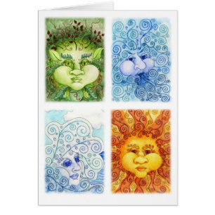 Die vier Element-Karte