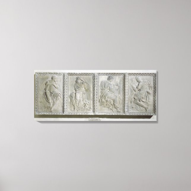 Die vier Evangelisten Leinwanddruck (Vorderseite)