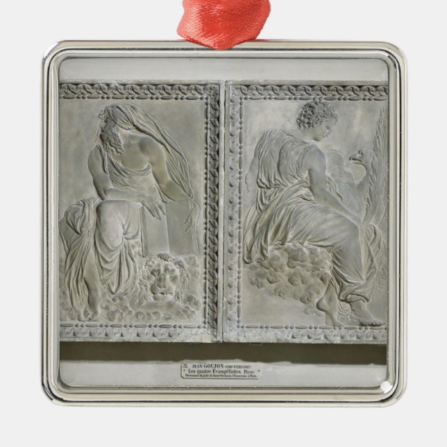 Die vier Evangelisten Silbernes Ornament (Vorne)