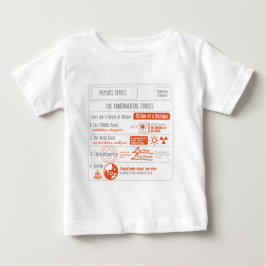 Die vier grundlegenden Kraft-Physik-Reihen Baby T-shirt