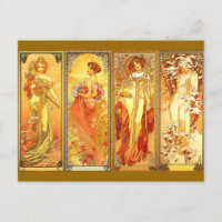 Die vier Jahreszeiten - Jugendstil