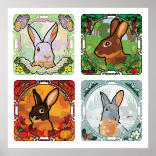 DIE VIER JAHRESZEITEN POSTER