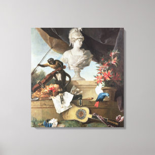 Die vier Kontinente: Europa, 1722 (Öl auf Leinwanddruck