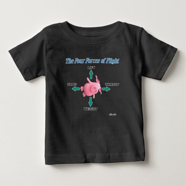 DIE VIER KRÄFTE DES FLUGS VON Sandra Boynton Baby T-shirt (Vorderseite)