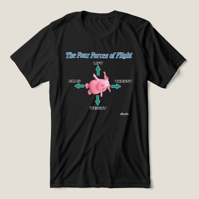 DIE VIER KRÄFTE DES FLUGS VON Sandra Boynton Tri-Blend Shirt (Design Vorderseite)