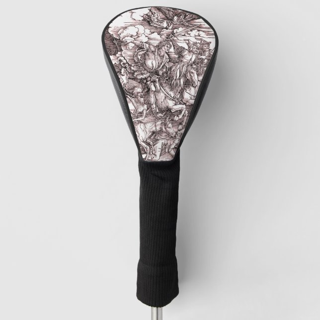 Die vier Pferde der Apokalypse (Dürer, 1498) Golf Headcover (Vorderseite)