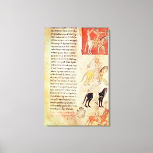 Die vier Pferde der Apokalypse Leinwanddruck