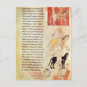 Die vier Pferde der Apokalypse Postkarte