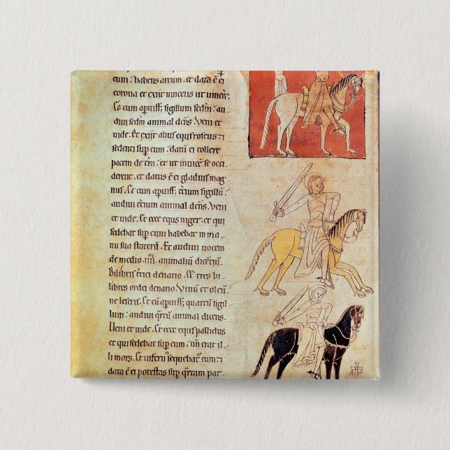 Die vier Reiter der Apokalypse Button (Vorderseite)