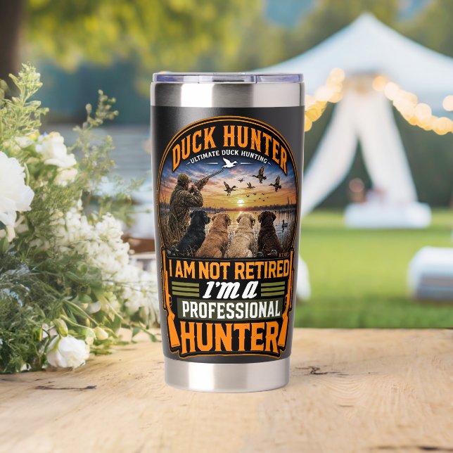 Die vier Retriever – Entenjagd  Thermobecher (Hochzeit (gedreht))