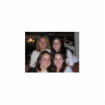 Die vier Schwestern Freistehende Fotoskulptur<br><div class="desc">Ihre vier Töchter</div>