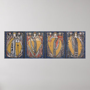 Die vier vierzig Karten Poster