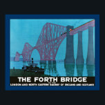 Die vierte Brücke Poster<br><div class="desc">Vintage Reiseplakat für die Forth Bridge der London und North Eastern Railway zwischen England und Schottland.</div>