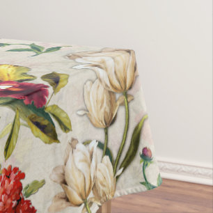 Die Viktorianisch-zeitliche Aquarellkartei Tischdecke