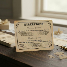 Die Viktorianische Steampunk-Hochzeitssammlung Einladung