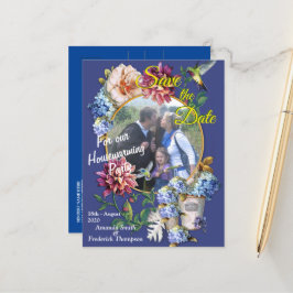 Die Viktorianische Wasserfarbe der Flora Ankündigungspostkarte