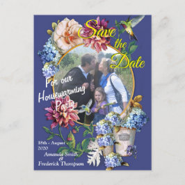 Die Viktorianische Wasserfarbe der Flora Ankündigungspostkarte