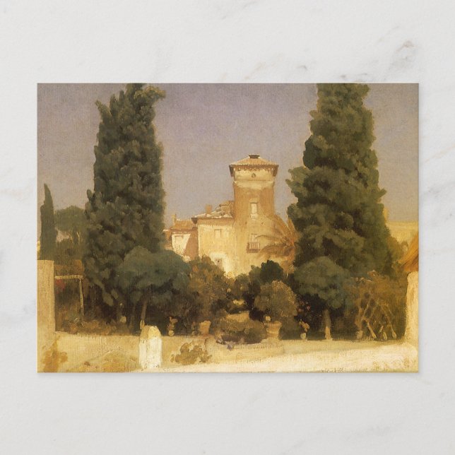 Die Villa Malta, Rom von Lord Frederic Leighton Postkarte (Vorderseite)