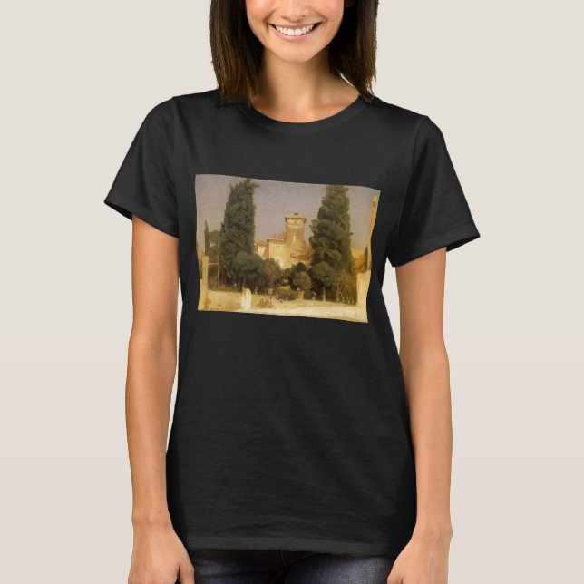 Die Villa Malta, Rom von Lord Frederic Leighton T-Shirt (Vorderseite)