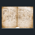 Die Vinland Karte 15. Jahrhundert Mappa Mundi Poster<br><div class="desc">Die Landkarte von Vinland wird als Mappa-Mundi aus dem 15. Jahrhundert mit einzigartigen Informationen über die nordamerikanische Erkundung von Amerika bezeichnet. Es ist sehr bekannt wegen der Werbekampagne, die ihre Enthüllung in die Öffentlichkeit als "echte" präkolumbianische Karte im Jahr 1965 begleitete. Die Karte zeigt nicht nur Afrika, Asien und Europa,...</div>