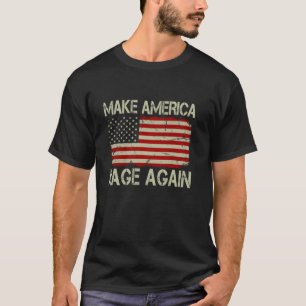 Die Vintage amerikanische Flagge der USA lässt Ame T-Shirt