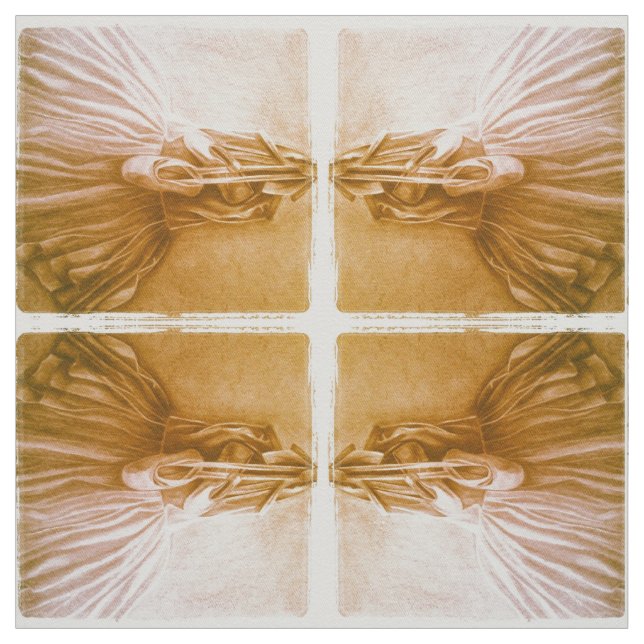 Die Vintage Ballerina Stoff (Muster)