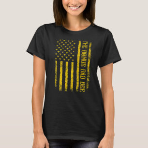 Die Vintage Bienenflagge Die Bonus-Vater-Biene F T-Shirt