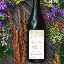 Die Vintage Glam Gold Confetti Wedding Collection