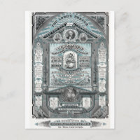 Die Vintage Gravur des Herrn