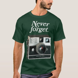 Die Vintage Kamera der Sonne vergisst Retro-Fotogr T-Shirt