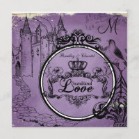 Die Vintage lila unbedingte Wedding Liebe laden