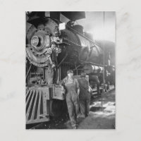 Die Vintage Lokomotive Roundhouse-Gallonen