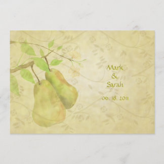 Die Vintage Perfect Pear Einladung