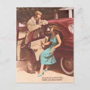 Die Vintage Postkarte 1 Franzose-St.valentines