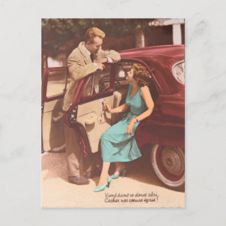 Die Vintage Postkarte 1 Franzose-St.valentines