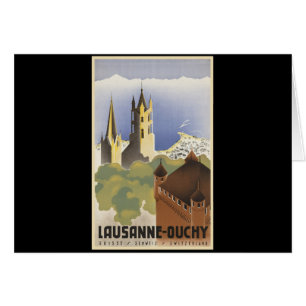 Die Vintage Schweiz Lausanne-Ouchy