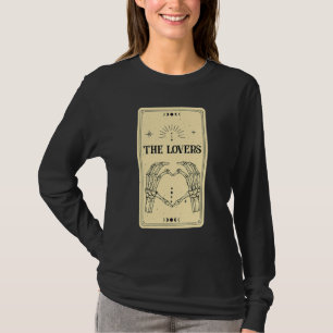 Die Vintage-Tarotkarten-Astrologie Okkultes Skelet T-Shirt