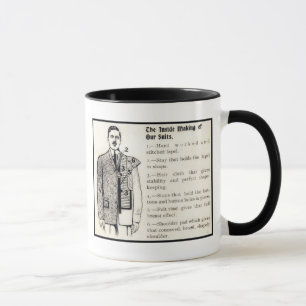 Die Vintagen Anzugs-personalisierte Tasse der