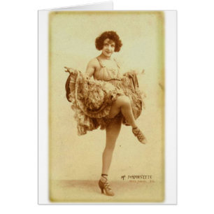 Die Vintagen Retro französischen Frauen