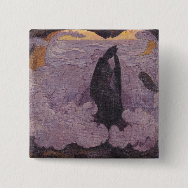 Die violette Welle, c.1895-6 Button (Vorderseite)